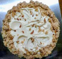 Hummingbird Cake with Cream Cheese Frosting and Pecans