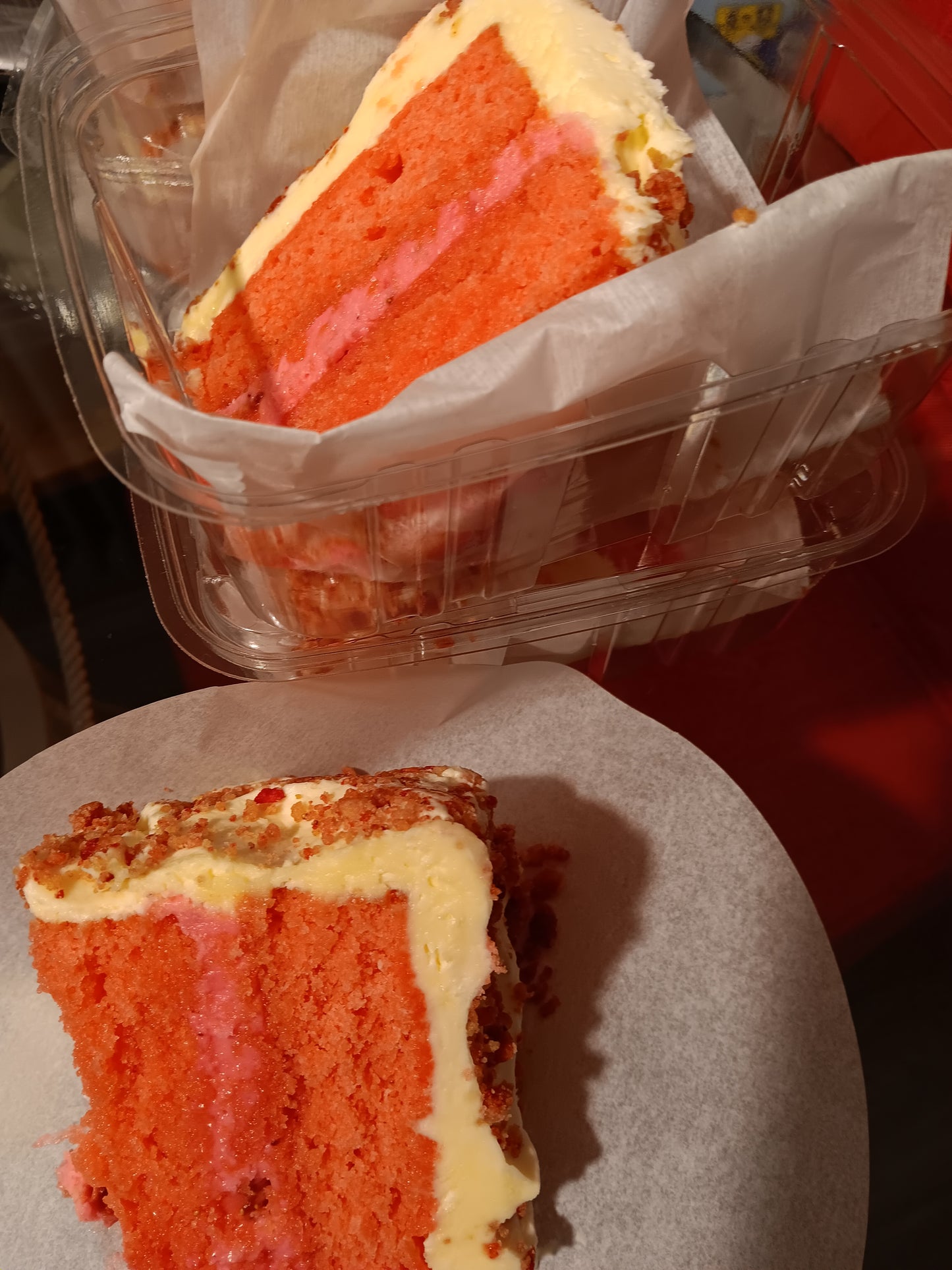 Strawberry Crunch Cake