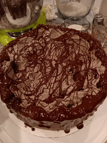 Oreo Cookie Cake with Oreo Frosting